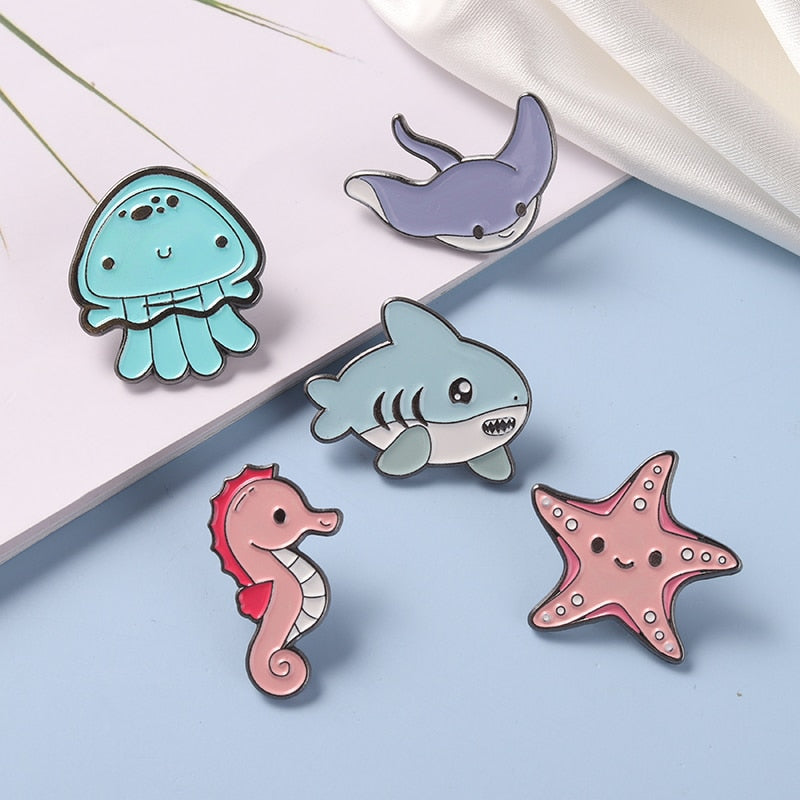 Animal Tiny Sea Pins