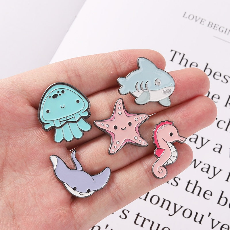 Animal Tiny Sea Pins