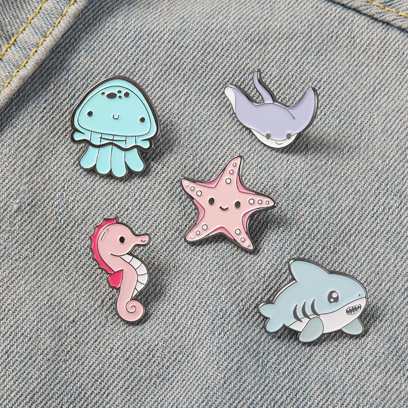 Animal Tiny Sea Pins