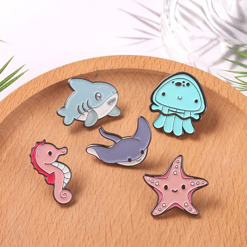Animal Tiny Sea Pins