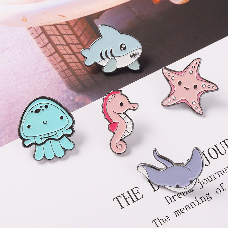 Animal Tiny Sea Pins