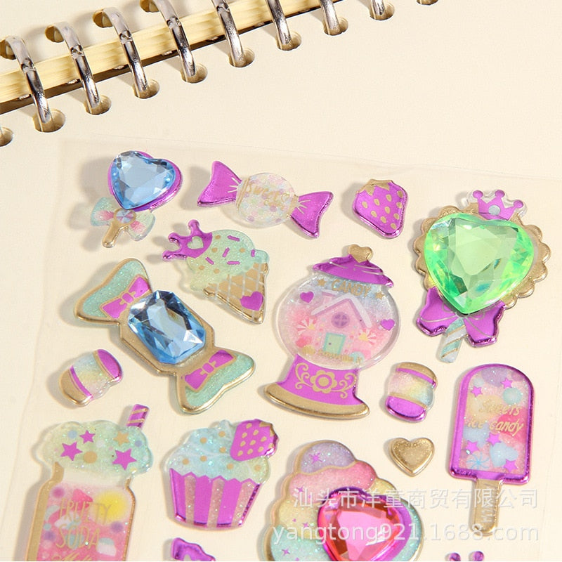 Bejeweled Sticker Puffy Pack