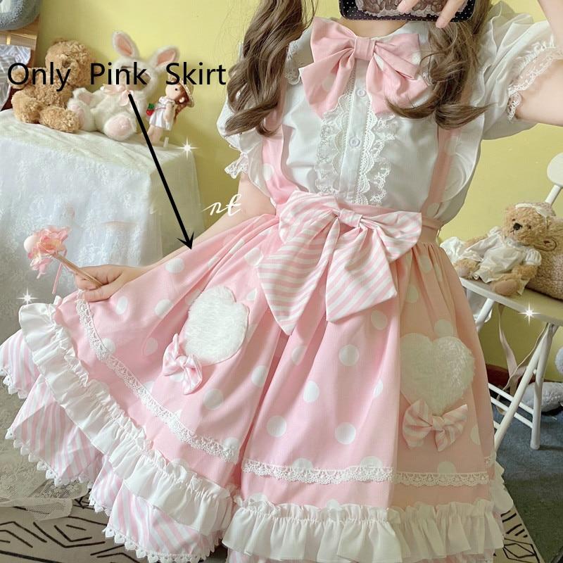 Skirt Princess Suspender Polkadot