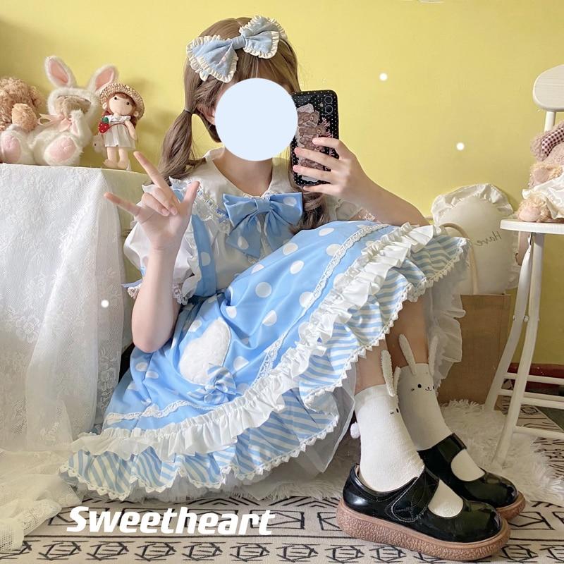 Skirt Princess Suspender Polkadot