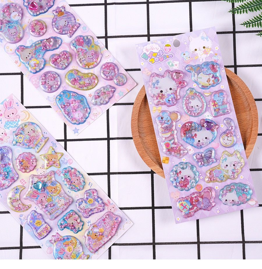 Sticker Puffy Kitten Pack