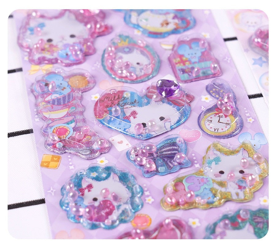 Sticker Puffy Kitten Pack