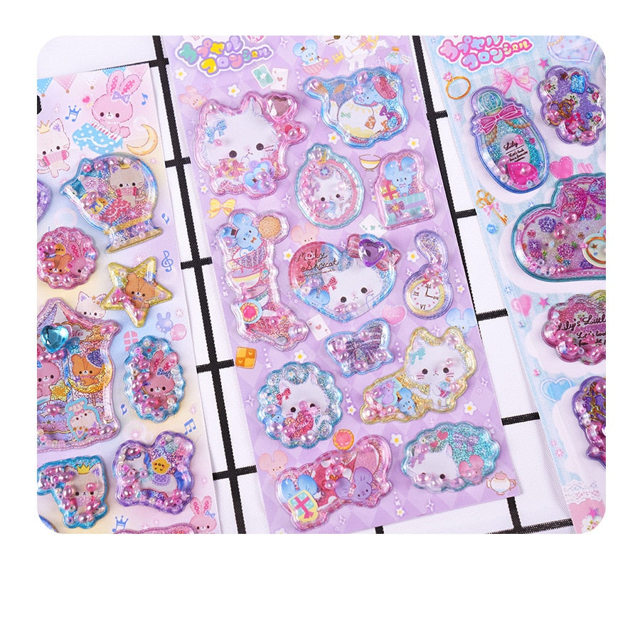 Sticker Puffy Kitten Pack