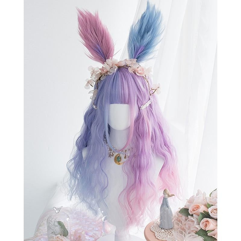 Wig Purple Bunny Cosplay Ear