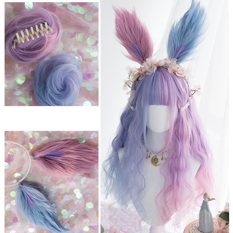Wig Purple Bunny Cosplay Ear