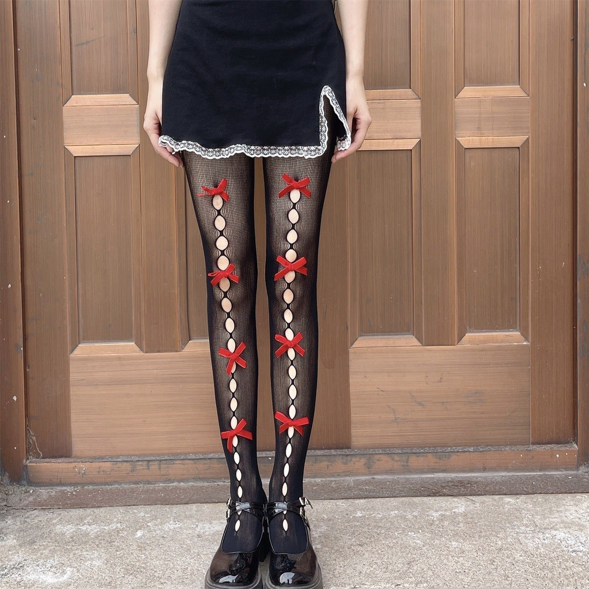 Ribbon Fishnets - fishnet, fishnet socks, stockings, fishnets, nylon