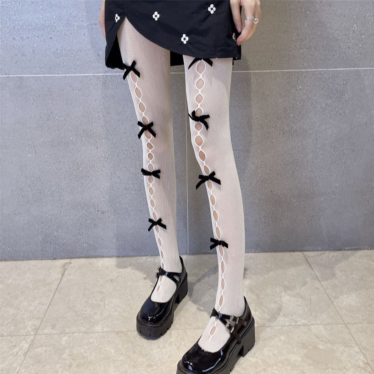 Ribbon Fishnets - fishnet, fishnet socks, stockings, fishnets, nylon