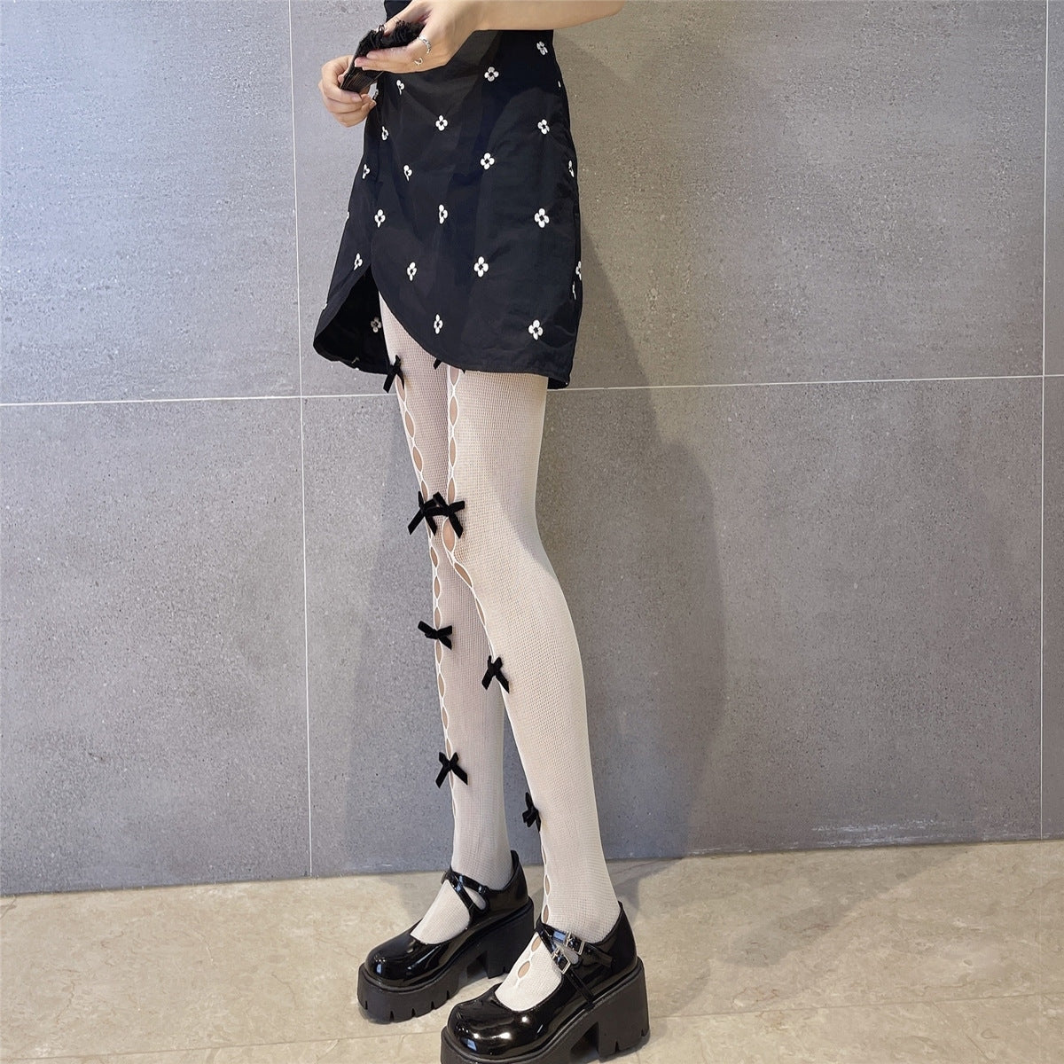 Ribbon Fishnets - fishnet, fishnet socks, stockings, fishnets, nylon