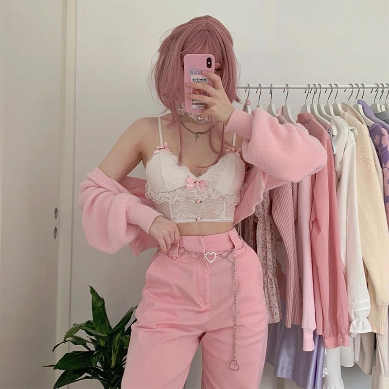 Rosebud Nymphette Crop Top - crop top, tops, cropped, cropped shirt, tank