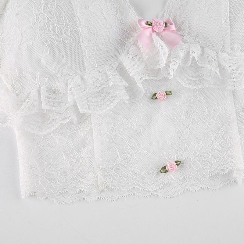 Rosebud Nymphette Crop Top - crop top, tops, cropped, cropped shirt, tank