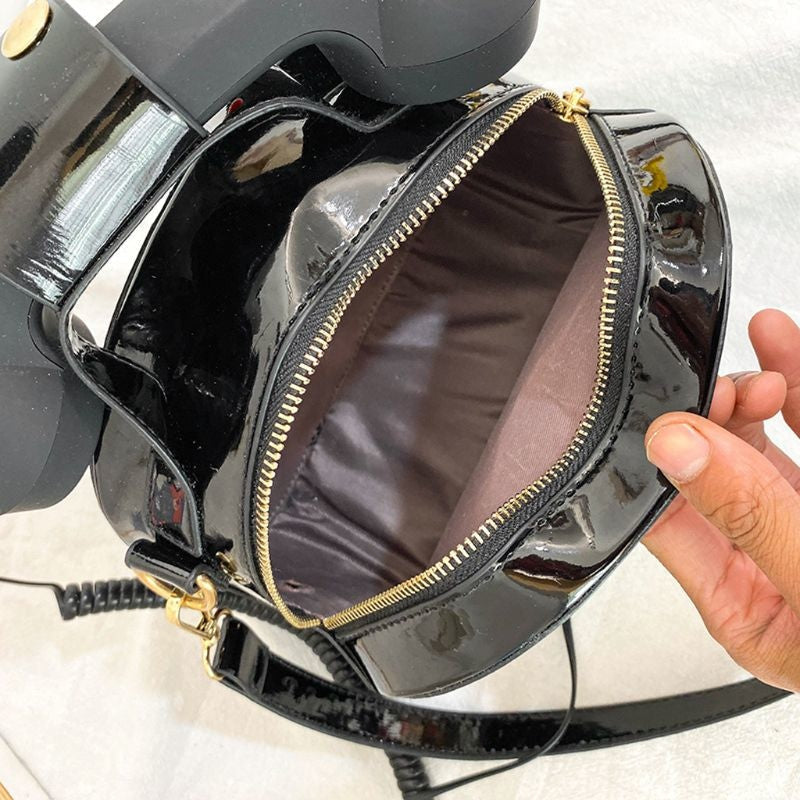 Rotary phone handbag - bags - handbag - handbags - phone - pu material