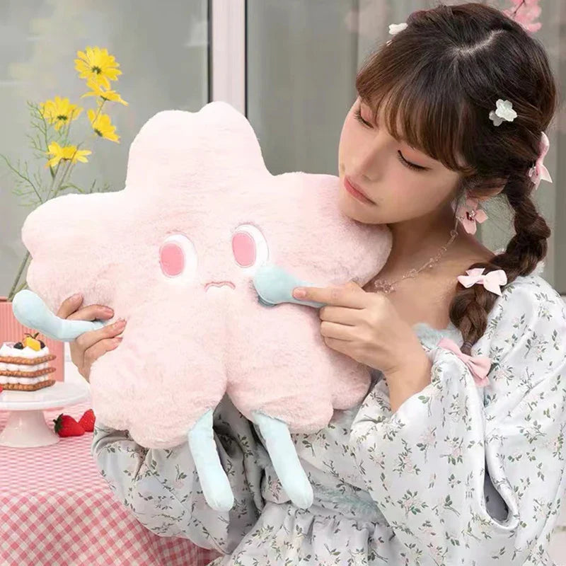 Sad sakura star plush - cherry blossom - pillow - pillows - plush - plushies
