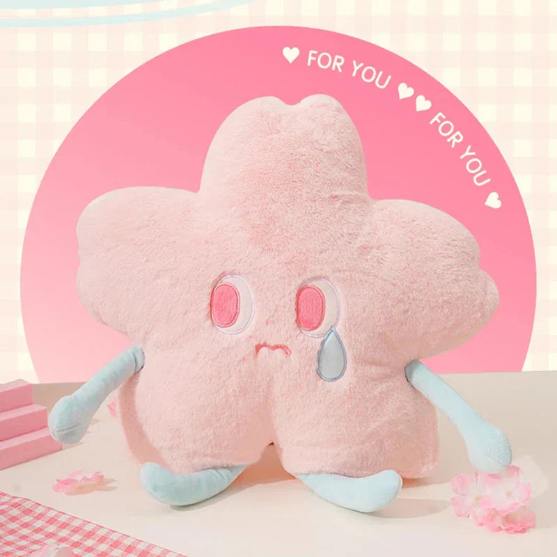Sad sakura star plush - cherry blossom - pillow - pillows - plush - plushies