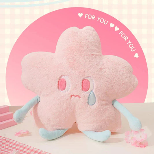 Sad sakura star plush - cherry blossom - pillow - pillows - plush - plushies