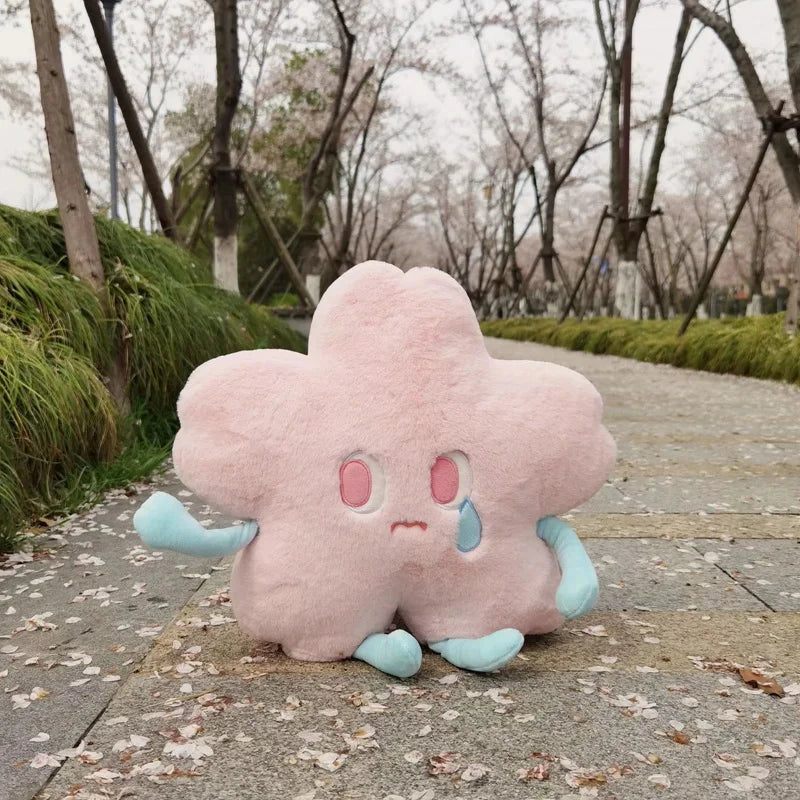 Sad sakura star plush - cherry blossom - pillow - pillows - plush - plushies