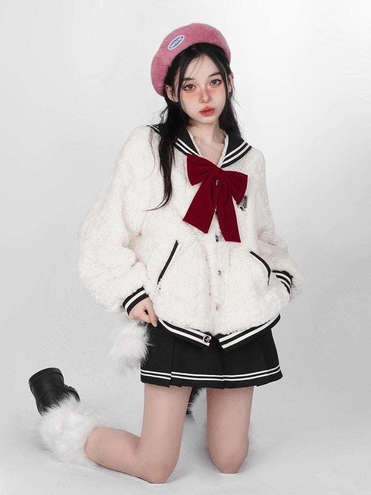 Sailor scout jacket - anime - girl - cosplay - long sleeve sweater - magical