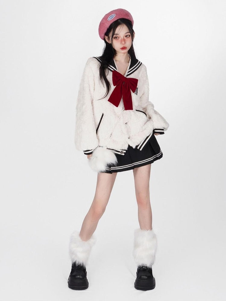 Sailor scout jacket - anime - girl - cosplay - long sleeve sweater - magical