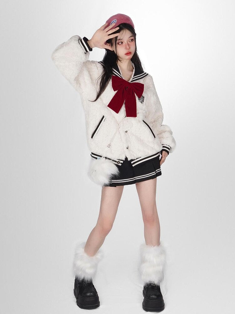 Sailor scout jacket - anime - girl - cosplay - long sleeve sweater - magical