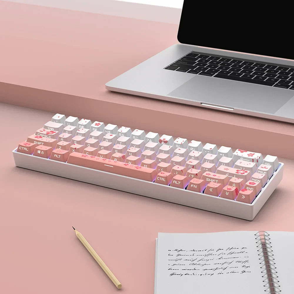 Sakura blossom backlit key caps full set - cherry blossom - japanese blossoms - light up - sakura