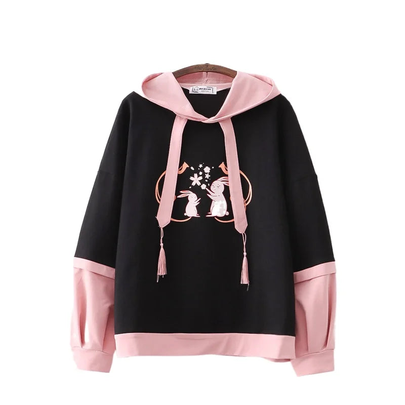 Sakura bunny hoodie - hoodies - sweaters - sweatshirt - sweatshirts