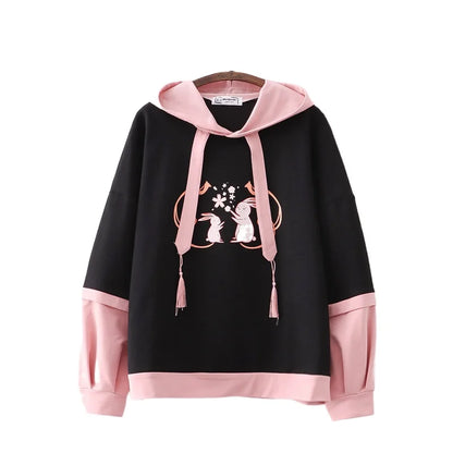 Sakura bunny hoodie - hoodies - sweaters - sweatshirt - sweatshirts