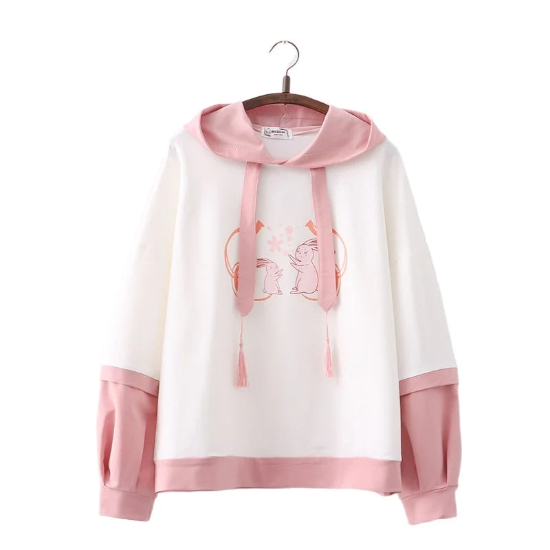 Sakura bunny hoodie - hoodies - sweaters - sweatshirt - sweatshirts