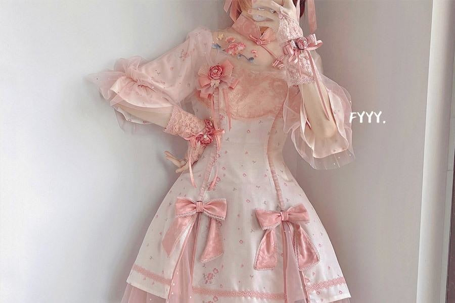 Sakura Cheongsam Kimono Dress - cheongsam, chinese, japan, japan fashion, japanese Kawaii Babe