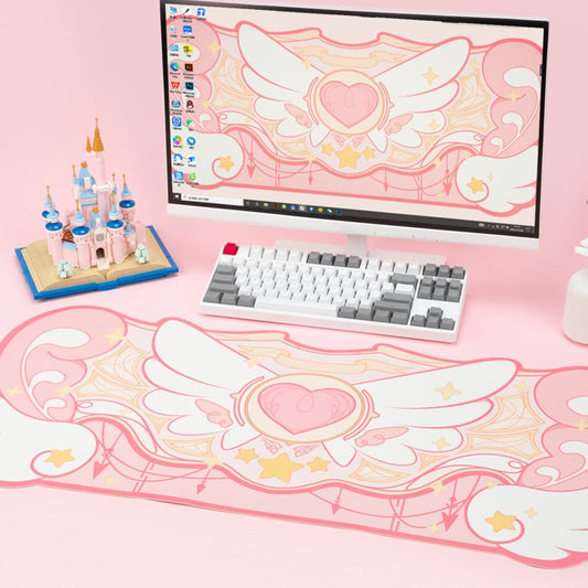 Sakura heart gaming mousepad - anime girl - card captor - sakura - egirl -