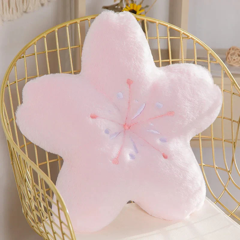 Sakura star plush pillow - cherry blossoms - pillow - pillows - sakura