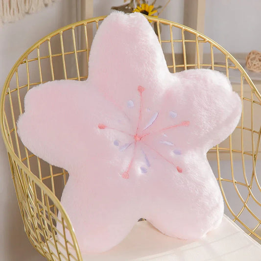 Sakura star plush pillow - cherry blossoms - pillow - pillows - sakura