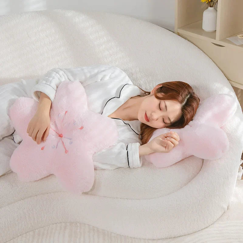 Sakura star plush pillow - cherry blossoms - pillow - pillows - sakura