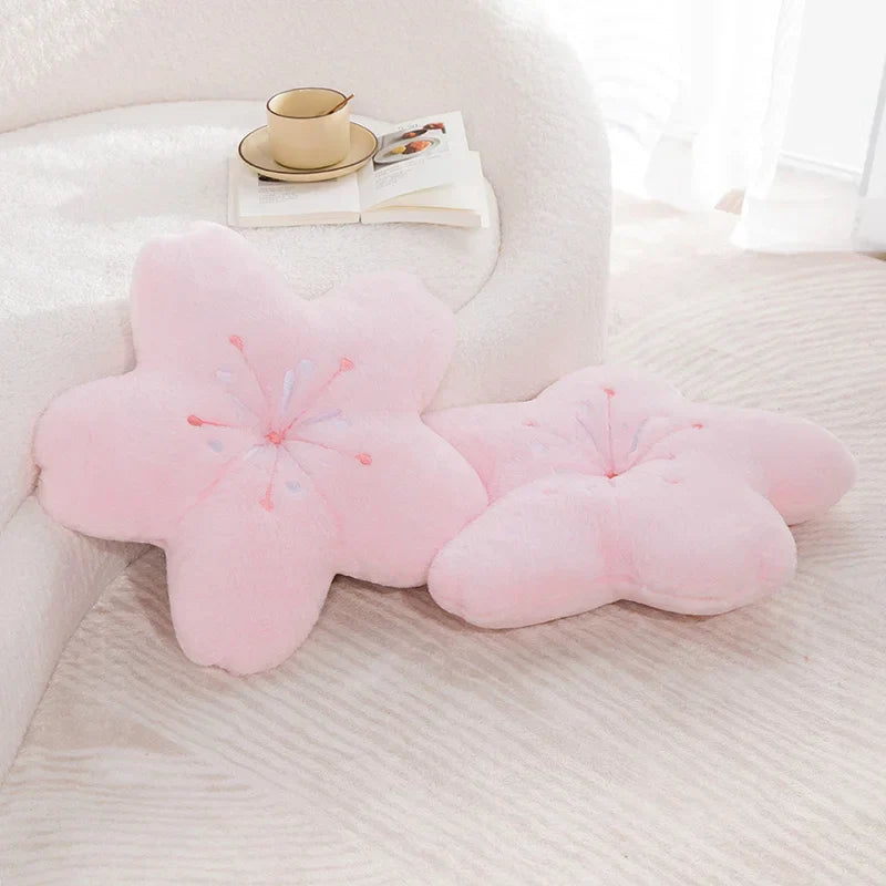 Sakura star plush pillow - cherry blossoms - pillow - pillows - sakura