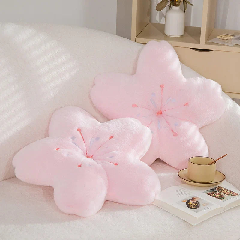 Sakura star plush pillow - cherry blossoms - pillow - pillows - sakura