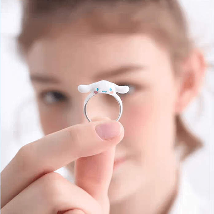 Kawaii Emaille Zimt Ring