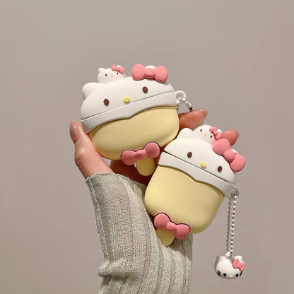 Étui pour écouteurs AirPods Kitty Ice Lolly