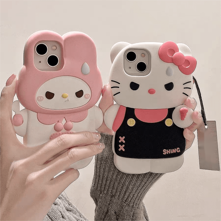 Pink Angry Kitty Melo Phone Case SK397