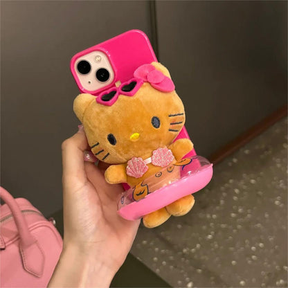 Coque iPhone avec bouée de sauvetage Kawaii Melo Kuro