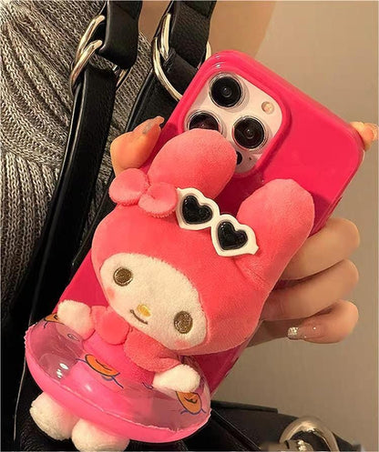 Coque iPhone avec bouée de sauvetage Kawaii Melo Kuro