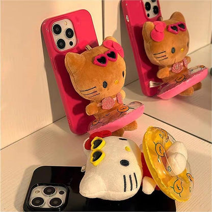 Coque iPhone avec bouée de sauvetage Kawaii Melo Kuro