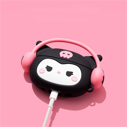 Kuromi My Melody Silikon-AirPods-Kopfhörerhülle SK494