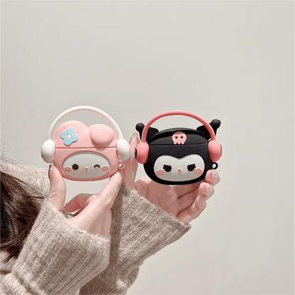 Kuromi My Melody Silikon-AirPods-Kopfhörerhülle SK494