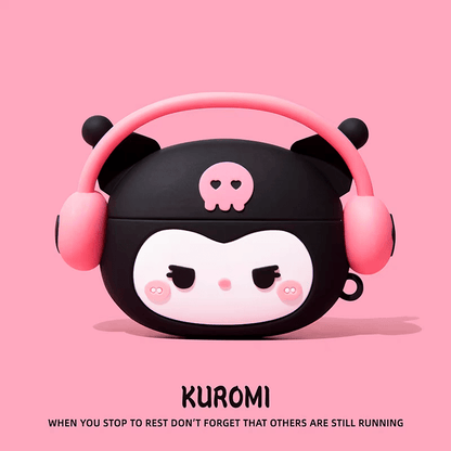 Kuromi My Melody Silikon-AirPods-Kopfhörerhülle SK494