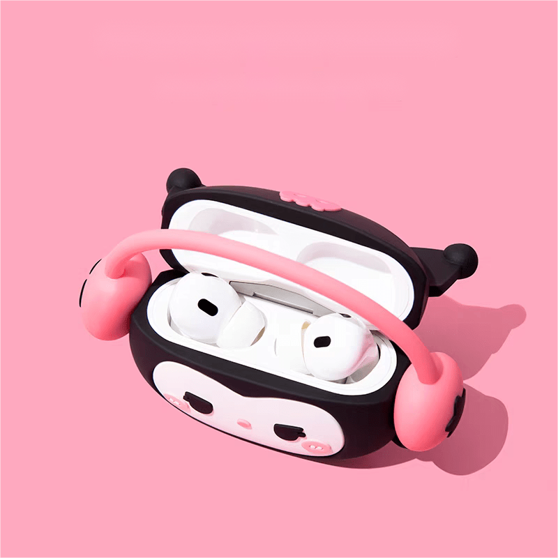 Kuromi My Melody Silikon-AirPods-Kopfhörerhülle SK494