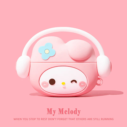 Kuromi My Melody Silikon-AirPods-Kopfhörerhülle SK494