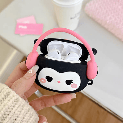 Kuromi My Melody Silikon-AirPods-Kopfhörerhülle SK494