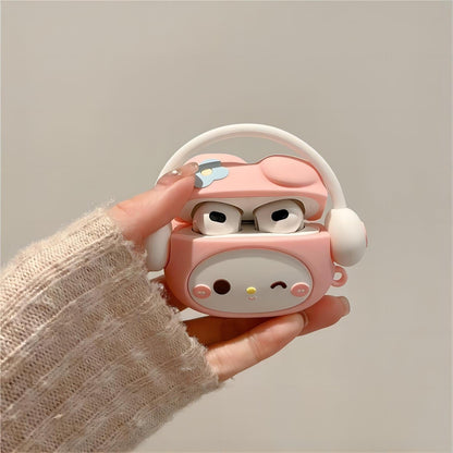 Kuromi My Melody Silikon-AirPods-Kopfhörerhülle SK494